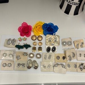 Vintage Earrings Lot Collection #50